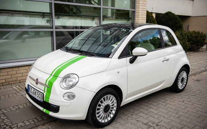 Fiat 500 cena 18900 przebieg: 157000, rok produkcji 2009 z Szczecin małe 529